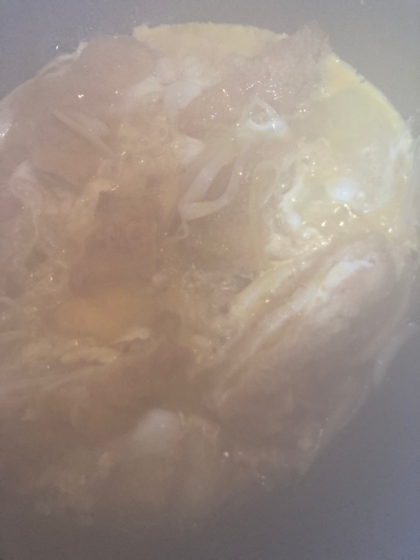 市販のカツでお手軽チキンカツ丼♪