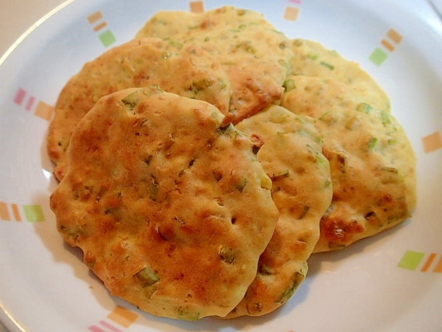 オーブンで ❤ネギネギ煎餅❤