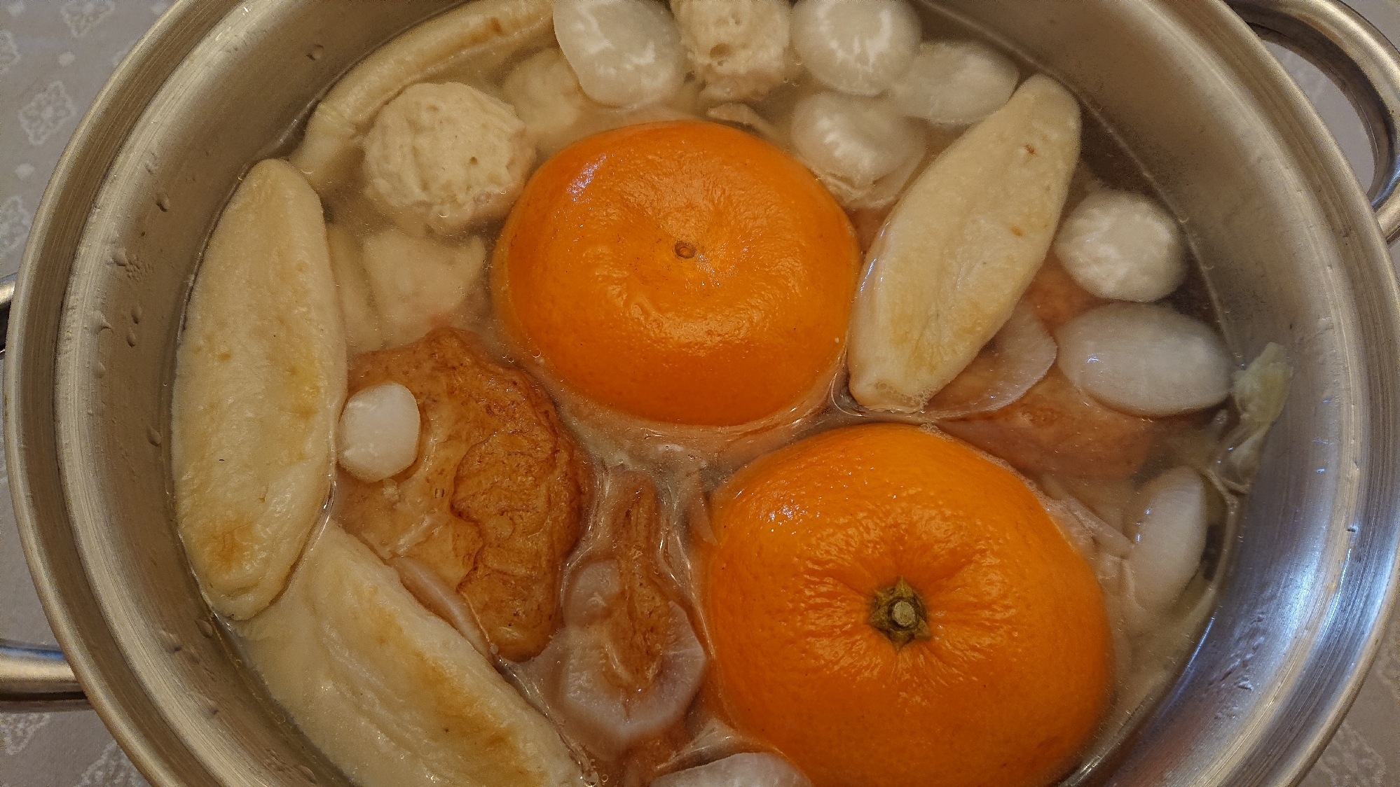 和歌山の味⭐みかん鍋