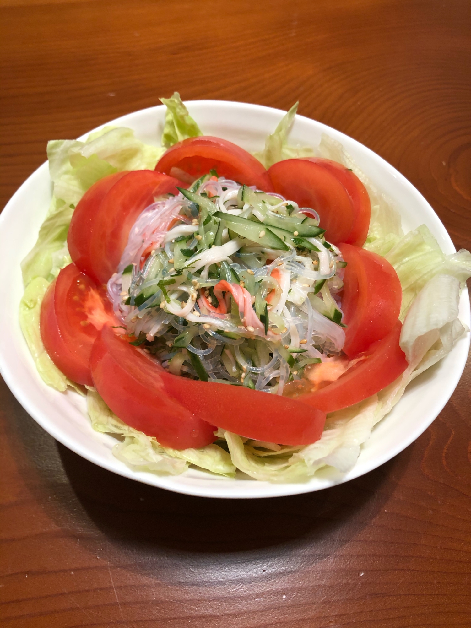 さっぱり春雨サラダ