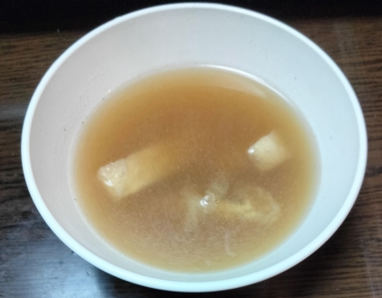 油揚げの味噌汁
