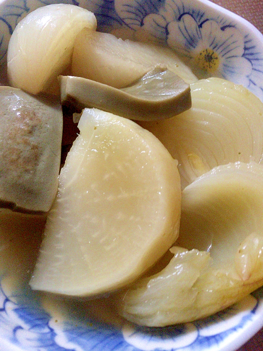 大根と生麩の煮物