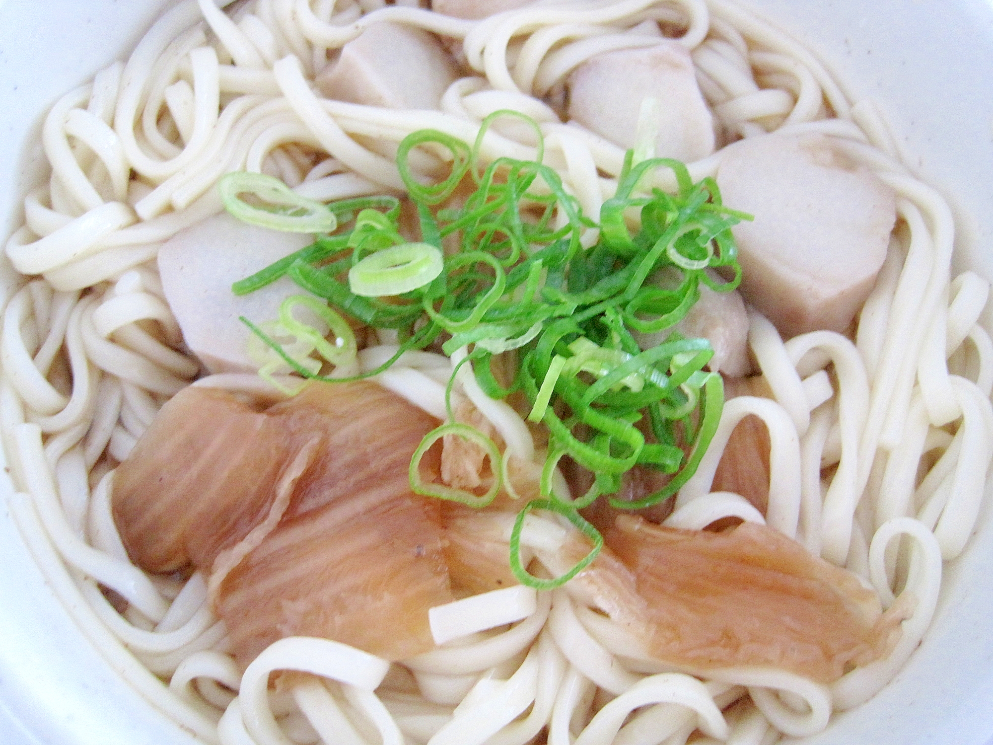 白菜と里芋のうどん