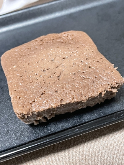 電子レンジで作るチョコケーキ【生クリーム不要】