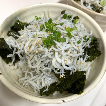 ささっとランチ！ ヘルシーしらす丼☆