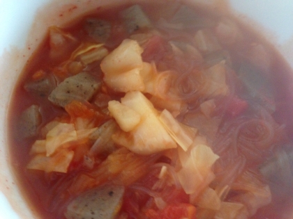 ケチャップだけでできてまうミネストローネ レシピ 作り方 By Punikororin 楽天レシピ