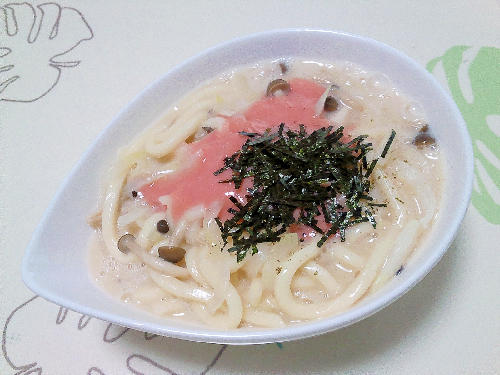 クリーミーあんかけたらこうどん＋＋