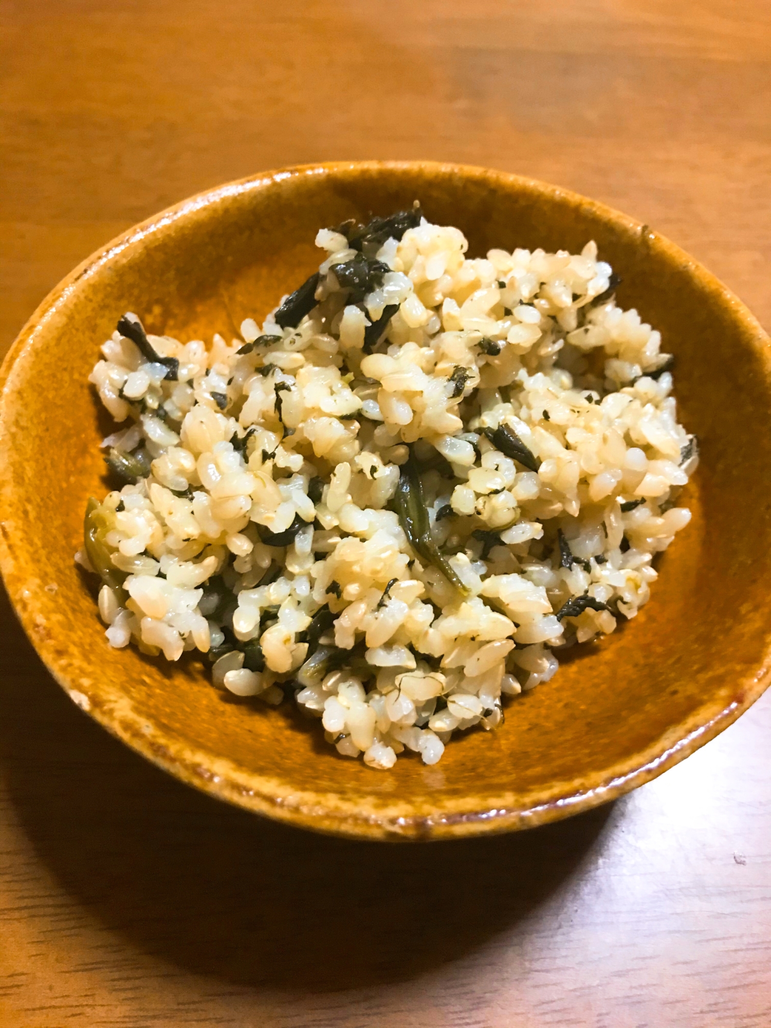 健康ご飯、ほうれん草の炊き込みご飯