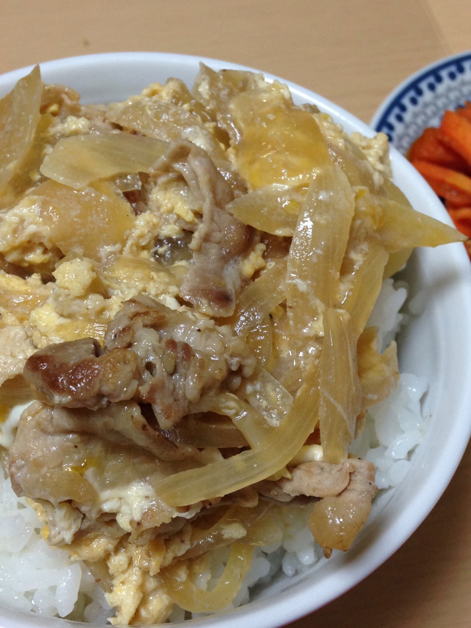 豚肉と卵の他人丼 レシピ 作り方 By まりえがお 楽天レシピ