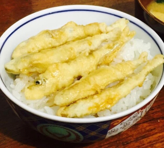 ワカサギ天丼