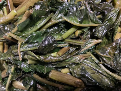 空芯菜（エンサイ）のエスニック風炒め