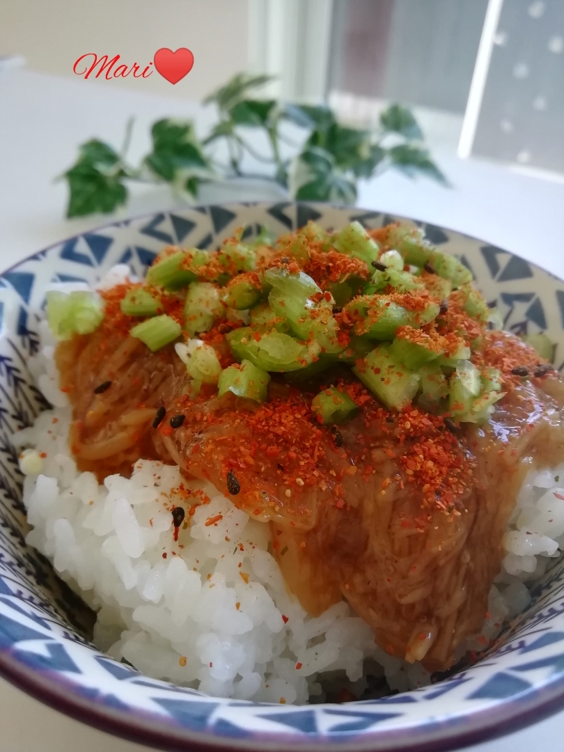 ぶっかけ！なめたけ丼