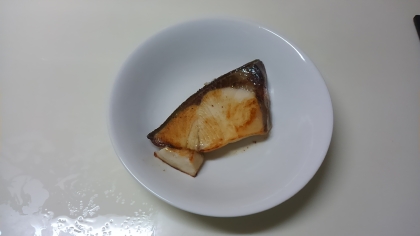 フライパンで　☆　ぶりの塩焼き