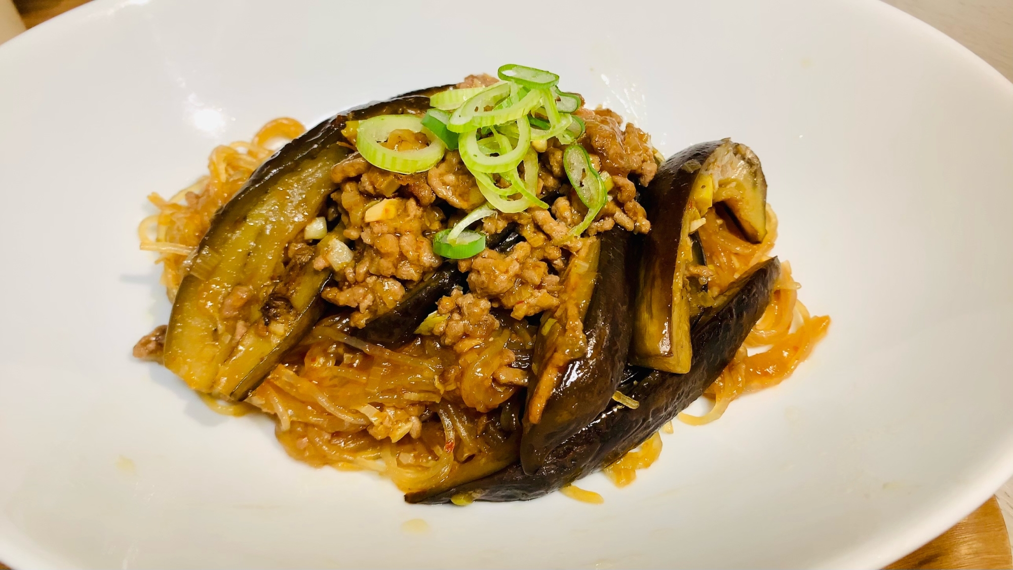 とろとろジューシー麻婆茄子春雨