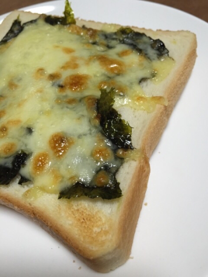海苔とチーズのトースト