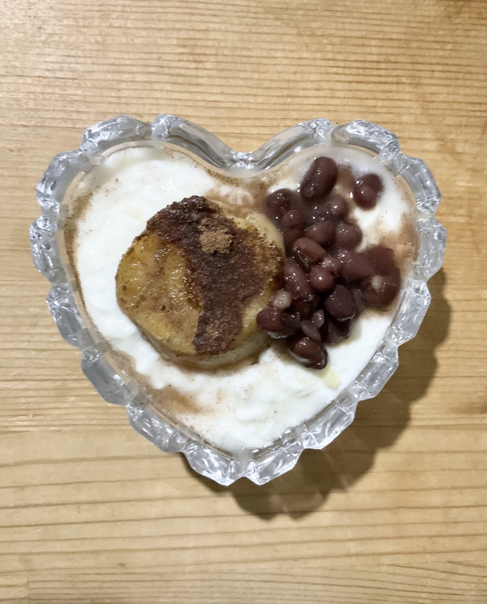 焼き芋小豆ヨーグルト