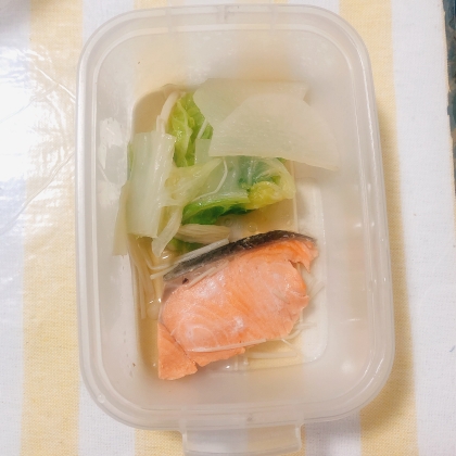 鮭の蒸し焼き