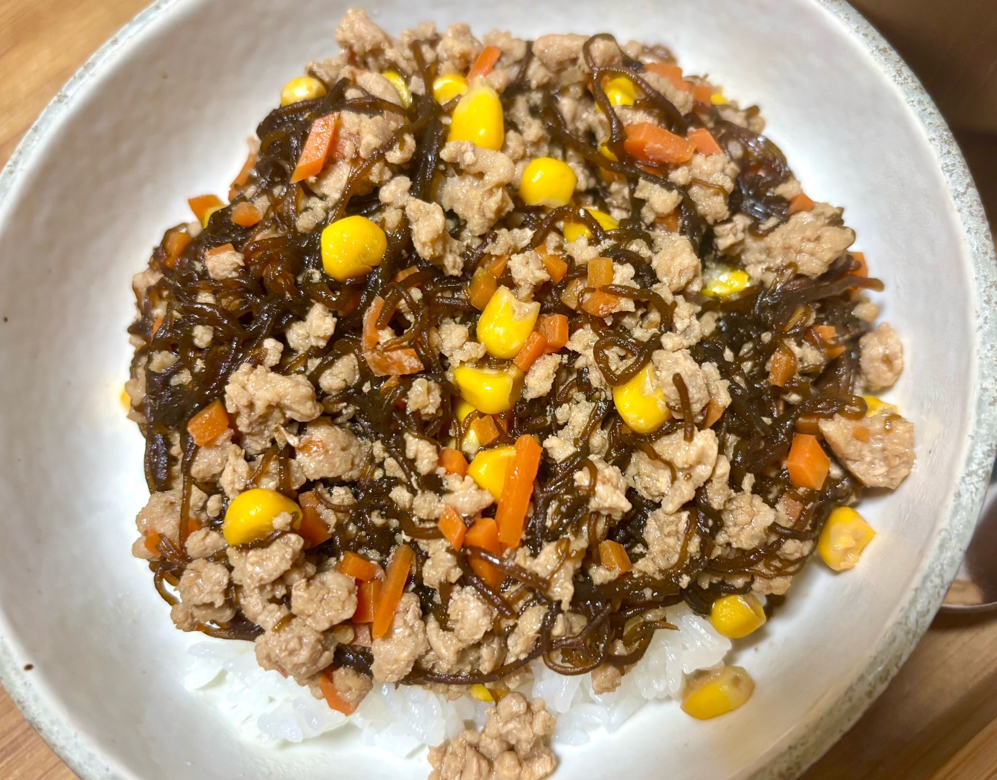 栄養たっぷり！沖縄料理！もずく丼⭐