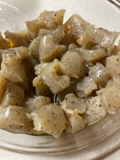 ●作り置きに♪レンジで簡単！冷やし蒟蒻生姜風味●
