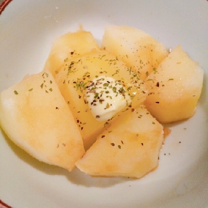 レンジでじゃがバター醤油