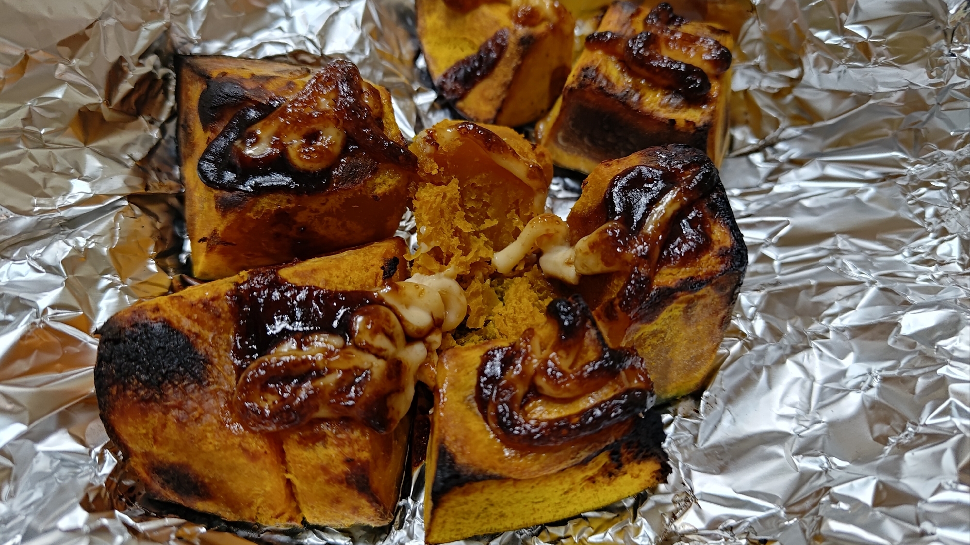 キャンプ飯にもかぼちゃ