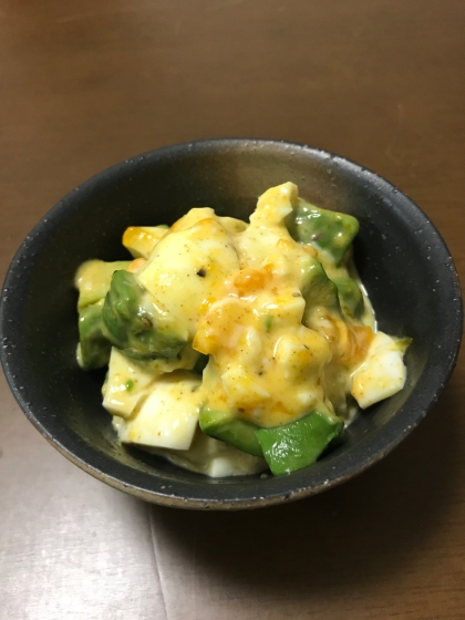 カレーの味がアクセントに！旦那にも好評でした！ありがとうございます。