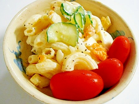 ゆで卵と酢玉ねぎときゅうりのマカロニサラダ レシピ 作り方 By V るん 0394 楽天レシピ