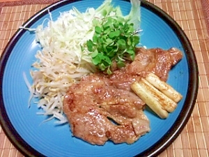 お肉が軟らか、ぶたのみそ漬け焼き