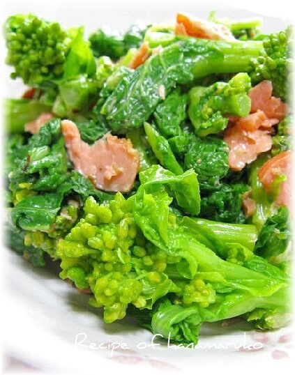 早春の香り!菜の花のおひたし