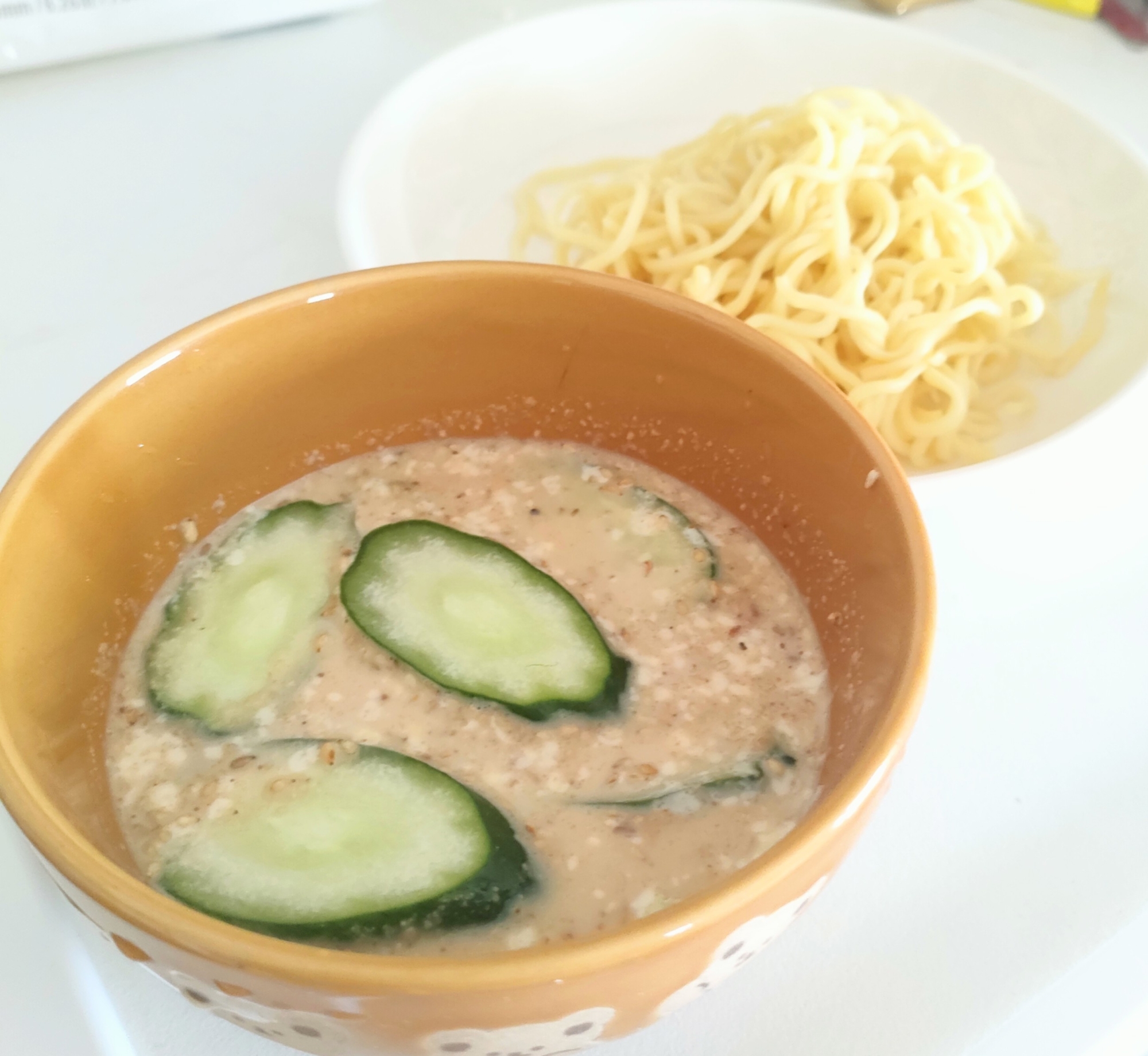 夏にぴったり！きゅうり入り冷たい中華そば