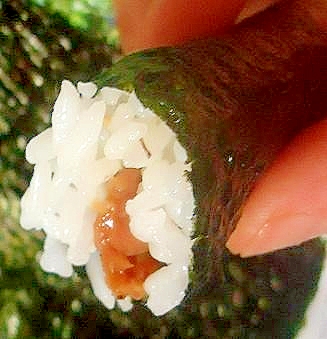 焼き鳥缶の手巻き寿司