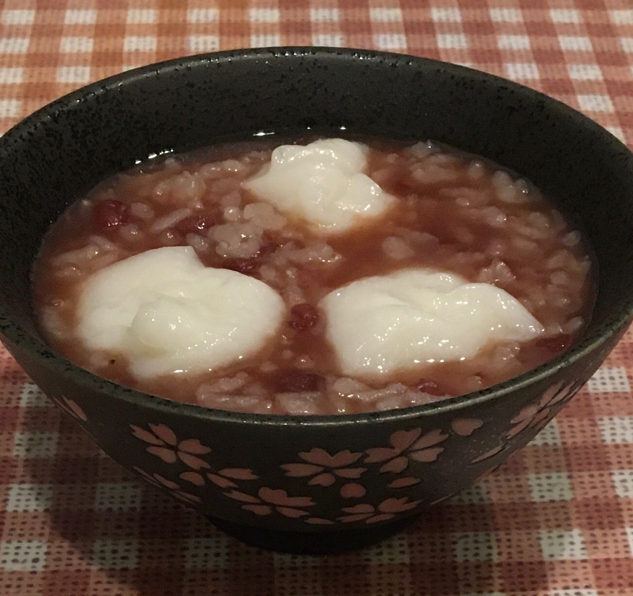 小正月に☆炊飯器で簡単甘〜いあずきお粥♪