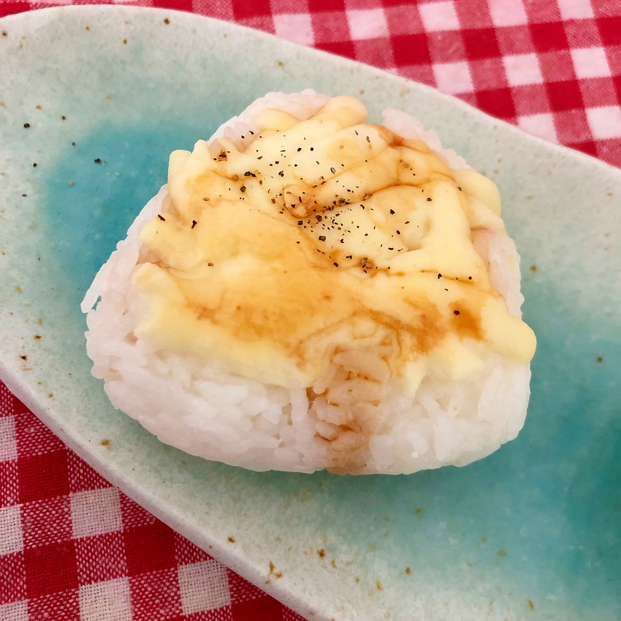 チーズと醤油の焼きおにぎり★