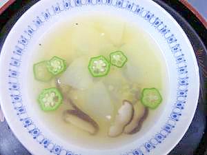 朝の１００レシピ　58）冬瓜のコンソメスープ