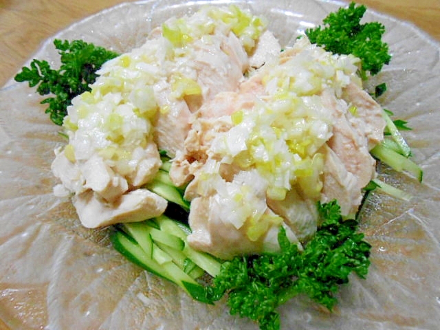 おもてなしにも 蒸し鶏のねぎソースのせ レシピ 作り方 By Maruyu5338 楽天レシピ おもてなしにも 蒸し鶏のねぎソースのせ レシピ 作り方 By Maruyu5338 楽天レシピ