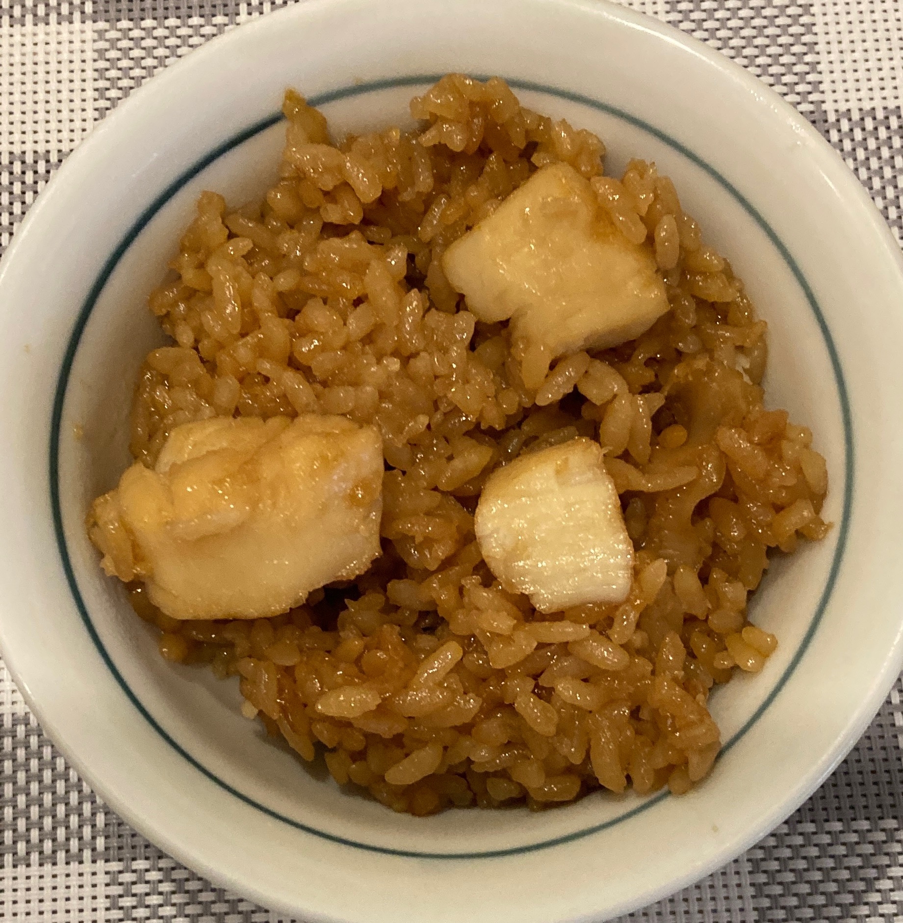 豚丼のたれで簡単☆ホタテご飯♪