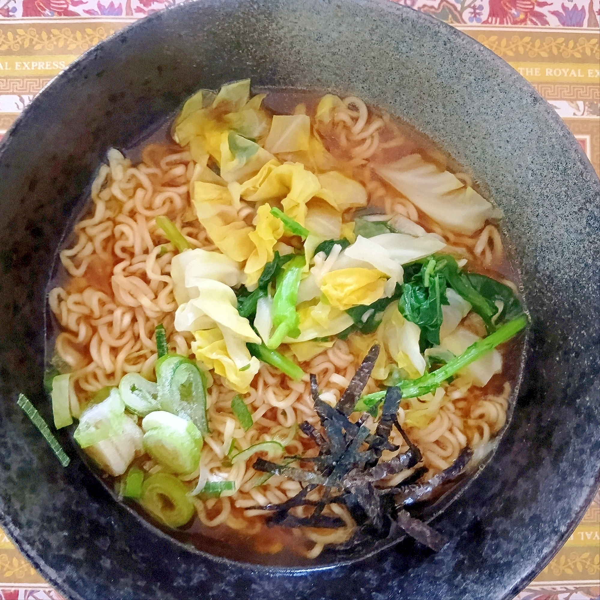 かき菜入りラーメン