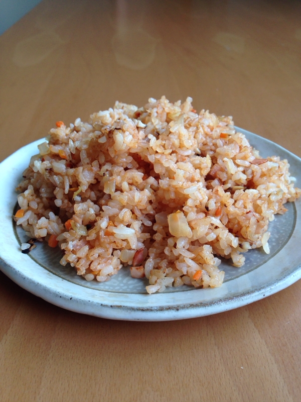 炊飯器で♪ケチャップライス