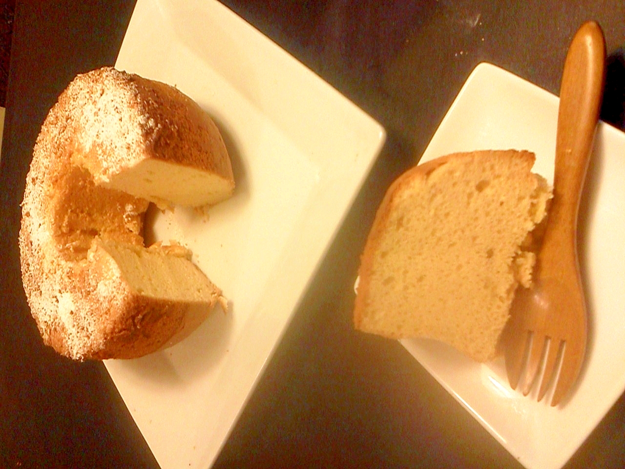 ホワイトチョコシフォンケーキ レシピ 作り方 By 昂萌俊 楽天レシピ