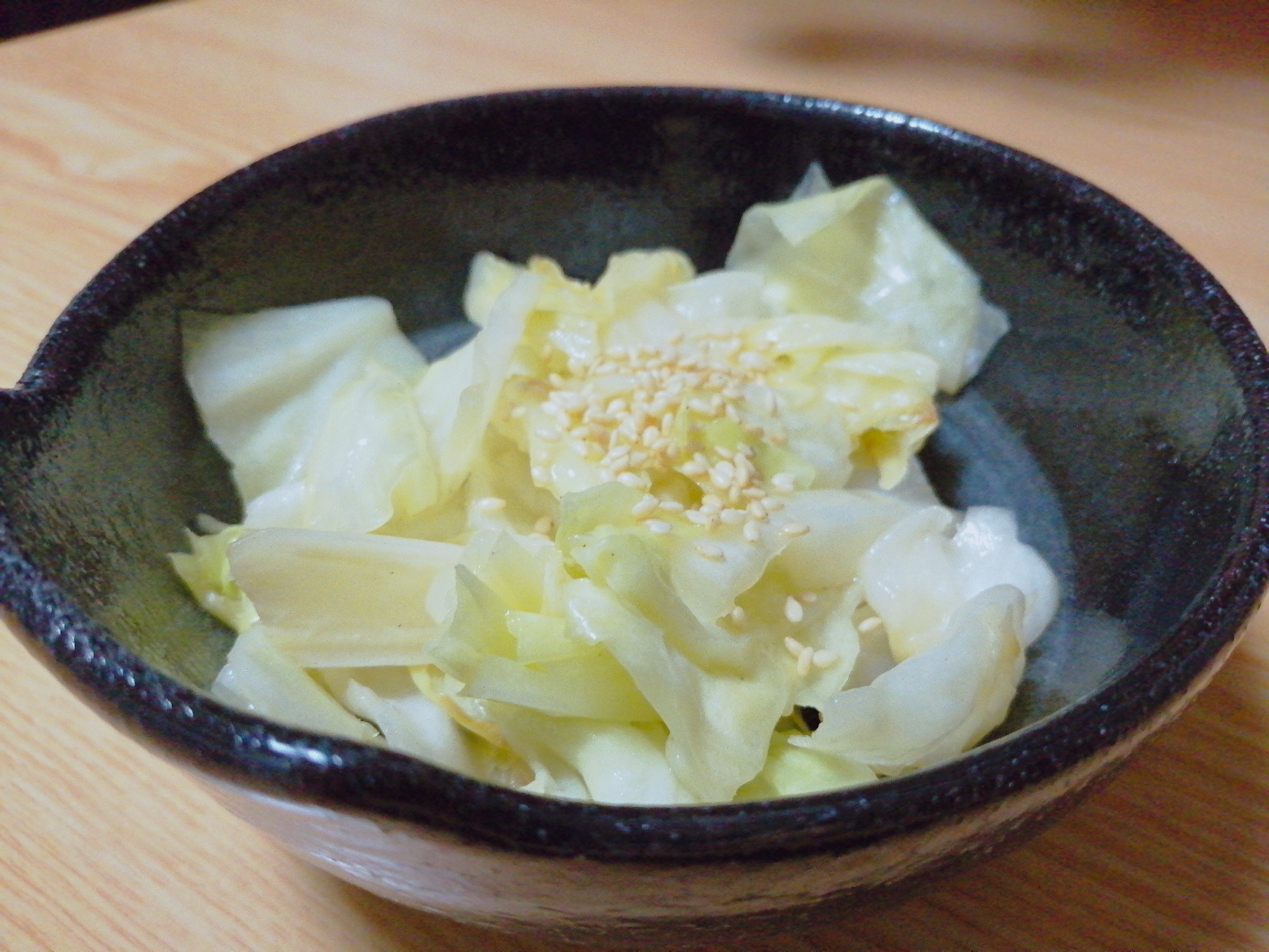 キャベツのシャンタン炒め