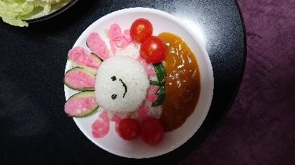 簡単キャラ弁☆ひまわりちゃんのお弁当♪