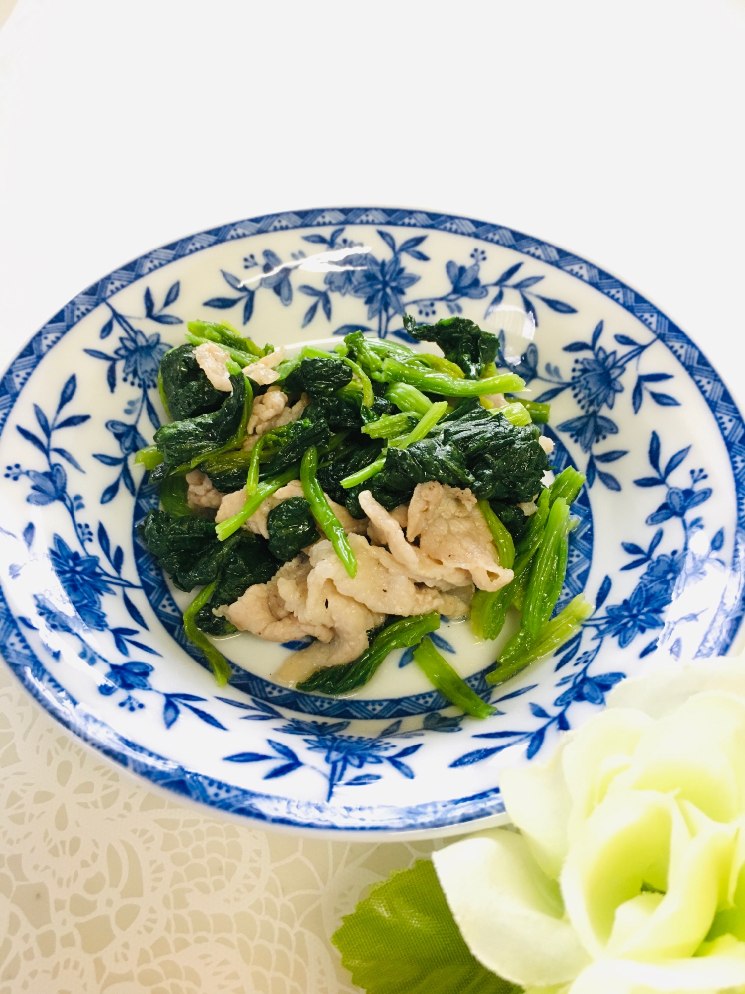 ☆ほうれん草と豚肉の炒め物☆