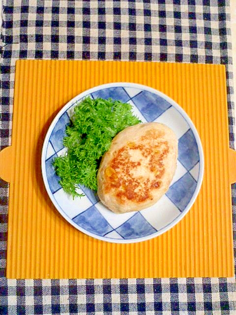 鶏ムネ肉のおからハンバーグ♪