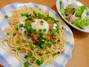 ヘルシー＆簡単納豆パスタ