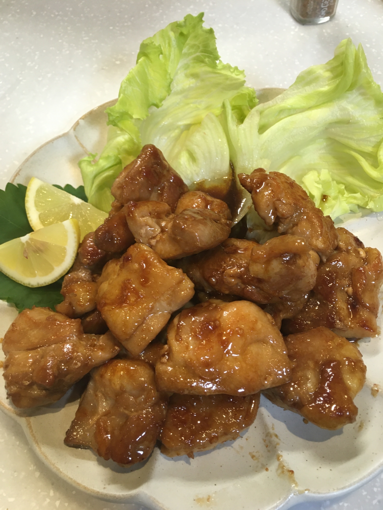 鶏のバターしょうゆ焼き