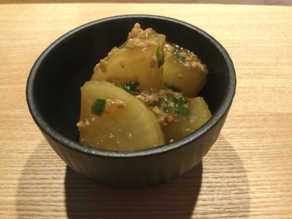 大根葉が無くてネギで代用。そぼろも美味しいので、当然大根も！リピート確定です。