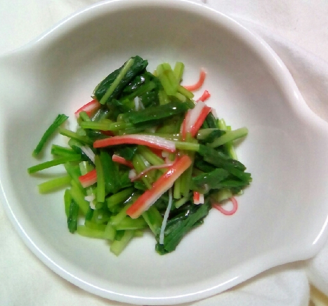 ササっと一品☆壬生菜の中華和え☆