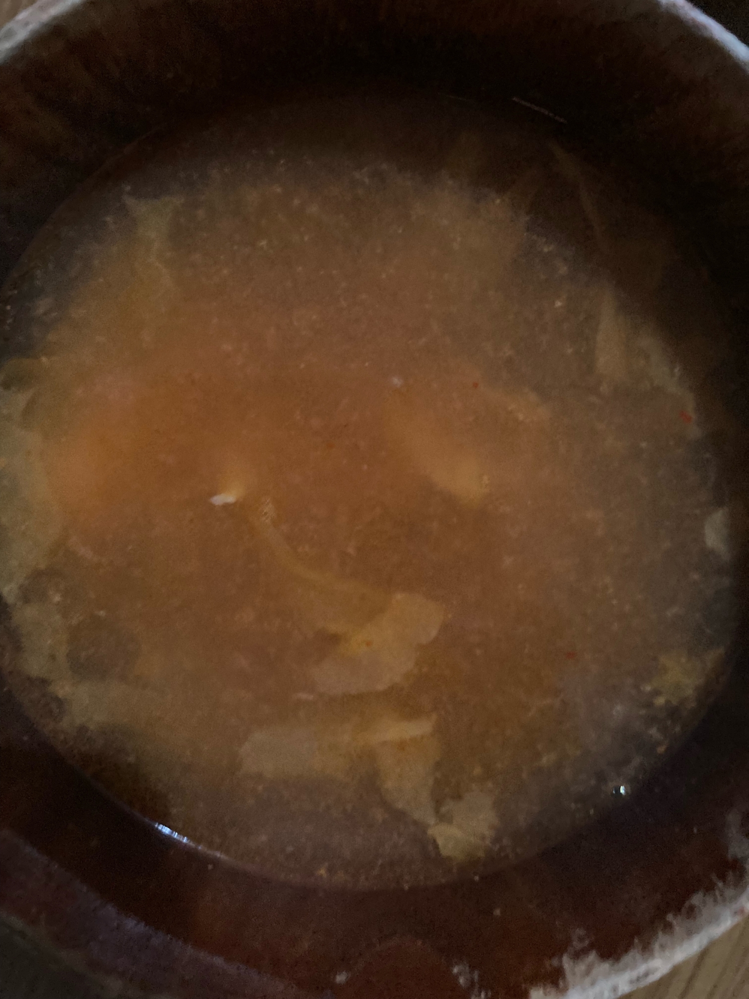 キムチ炒めスープ