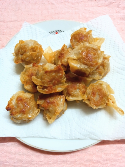 冷凍シュウマイを揚げ焼売にアレンジ