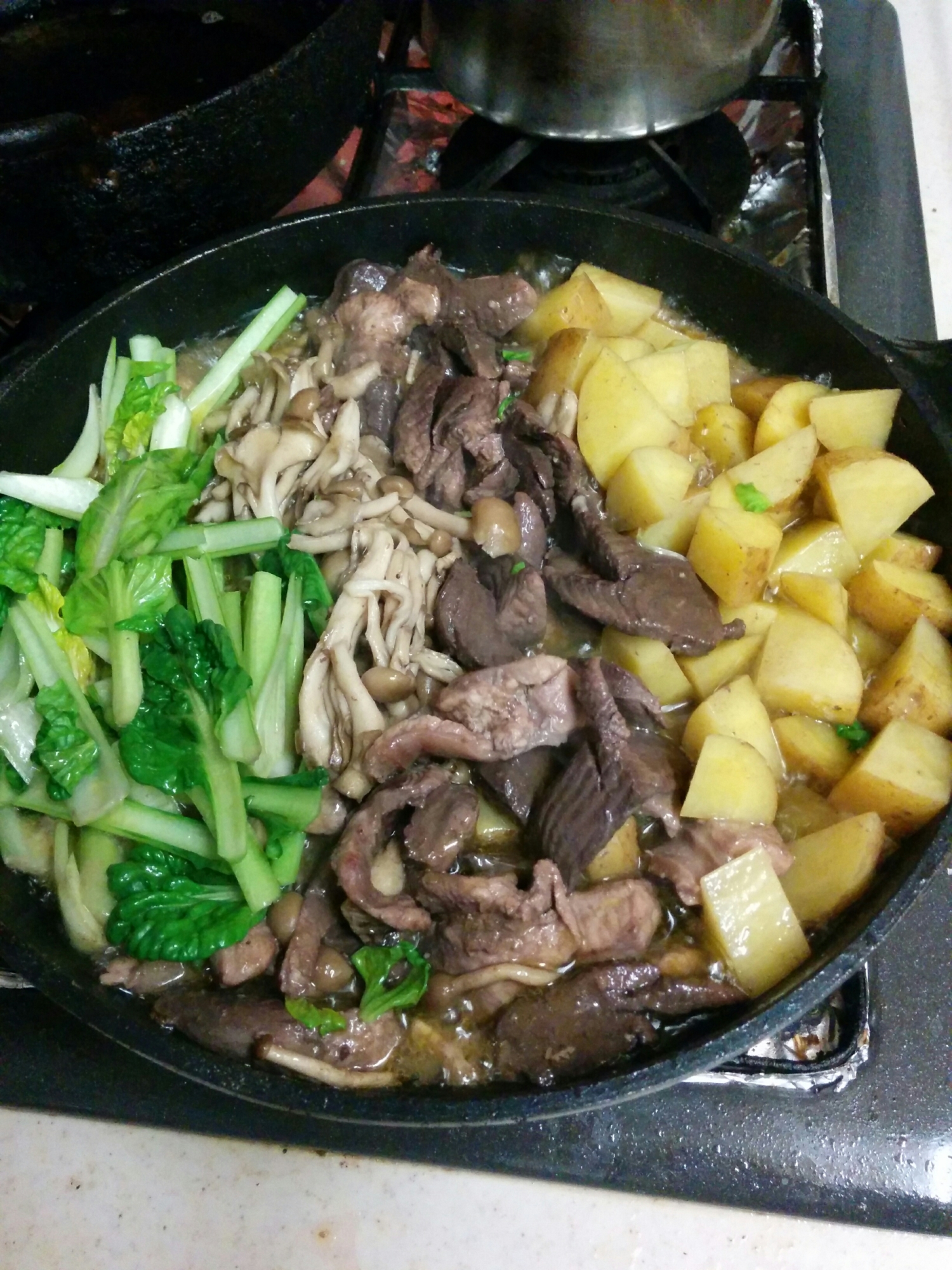 簡単アヒージョ(フライパンで)